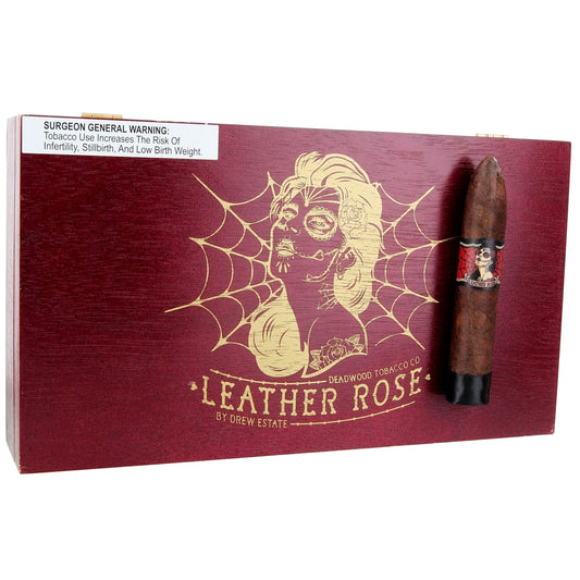 Deadwood Tobacco Co. Leather Rose Torpedo 5x54 image 2