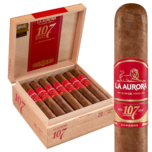 La Aurora 107 Maduro Toro 5.5x54 (20) image 0