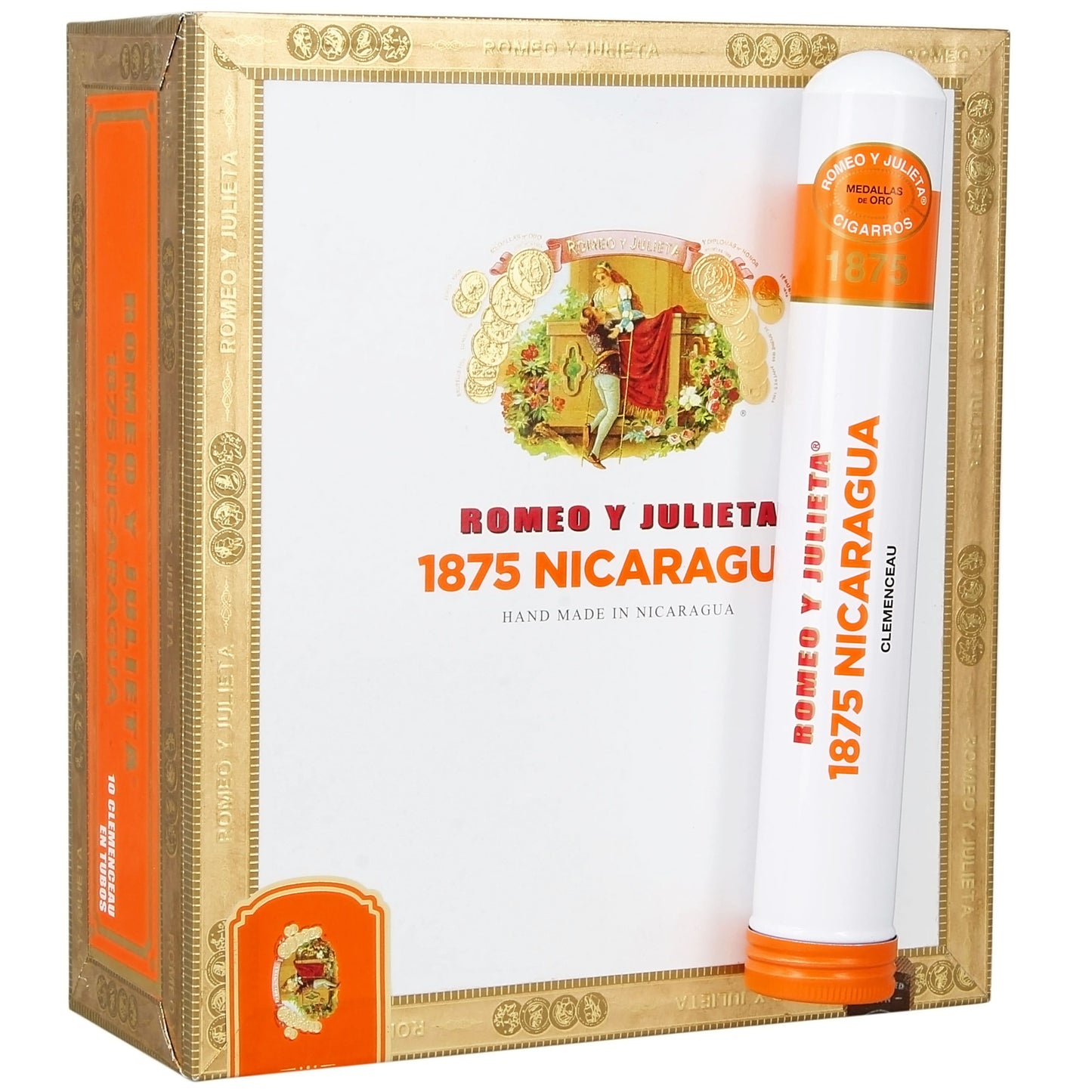 Romeo y Julieta 1875 Nicaragua Clemenceau en Tubo 50x6 image 1