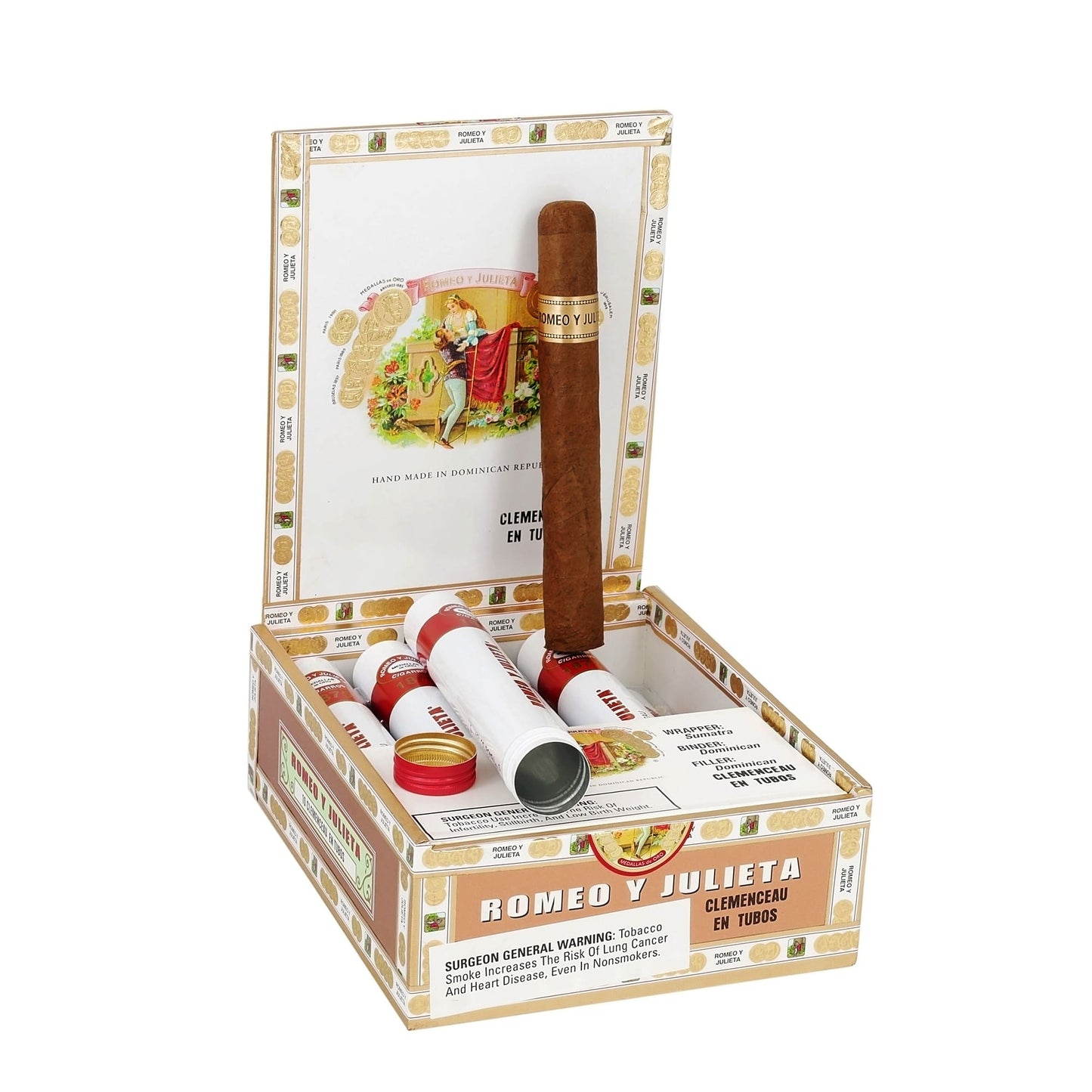 Romeo y Julieta 1875 Clemenceau 6x50 Tubo image 0