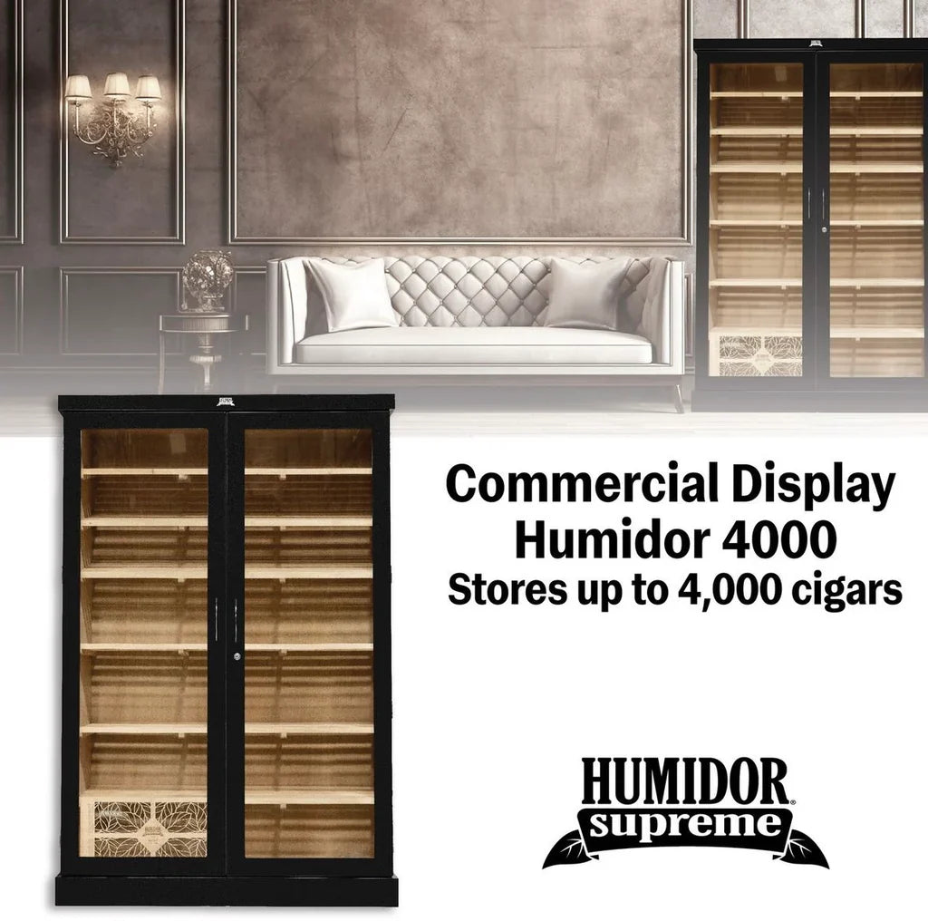 Humidor Supreme Commercial 4000 Cigar Capacity with Lights image 1