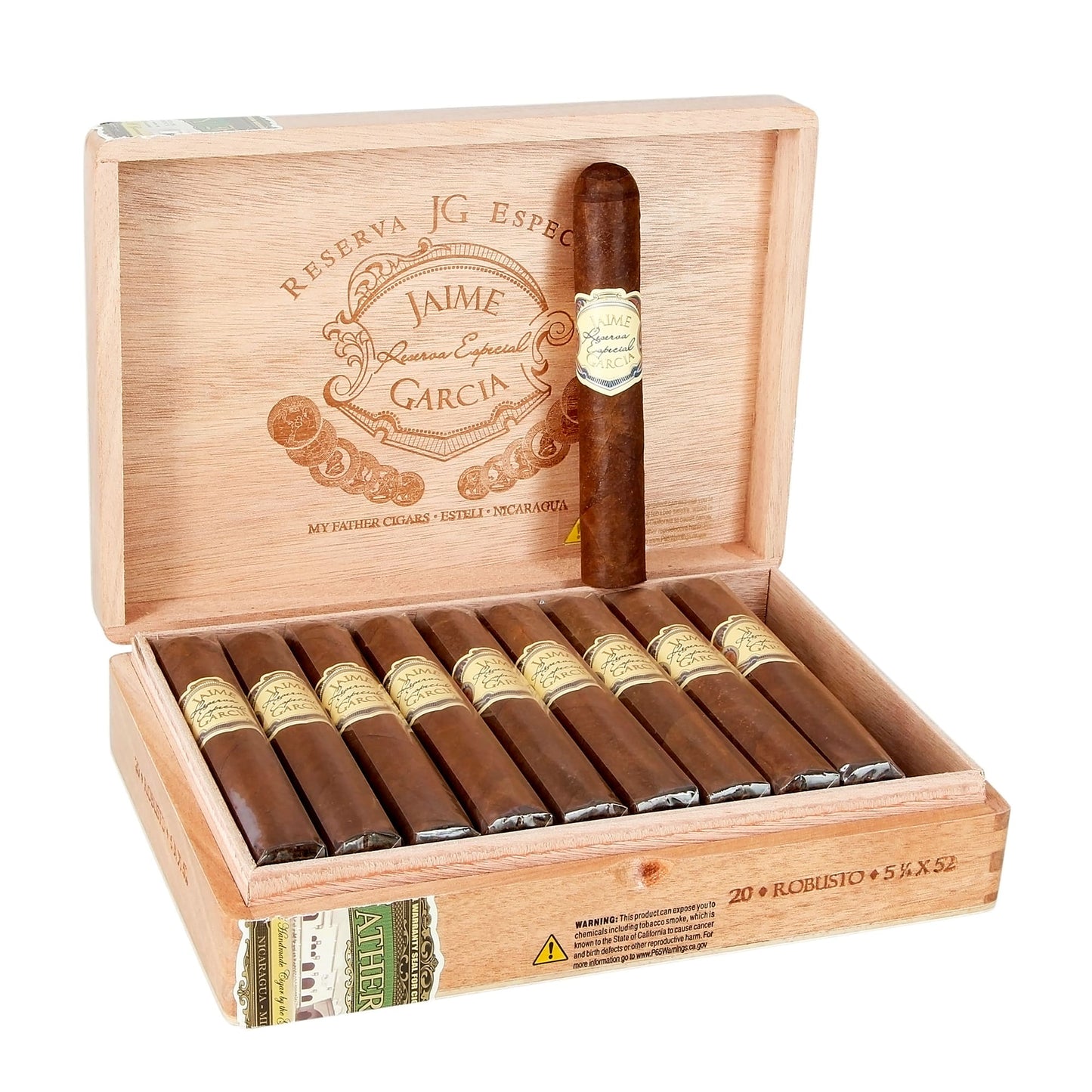 Jaime Garcia Reserva Especial Robusto 5.2x52 image 0