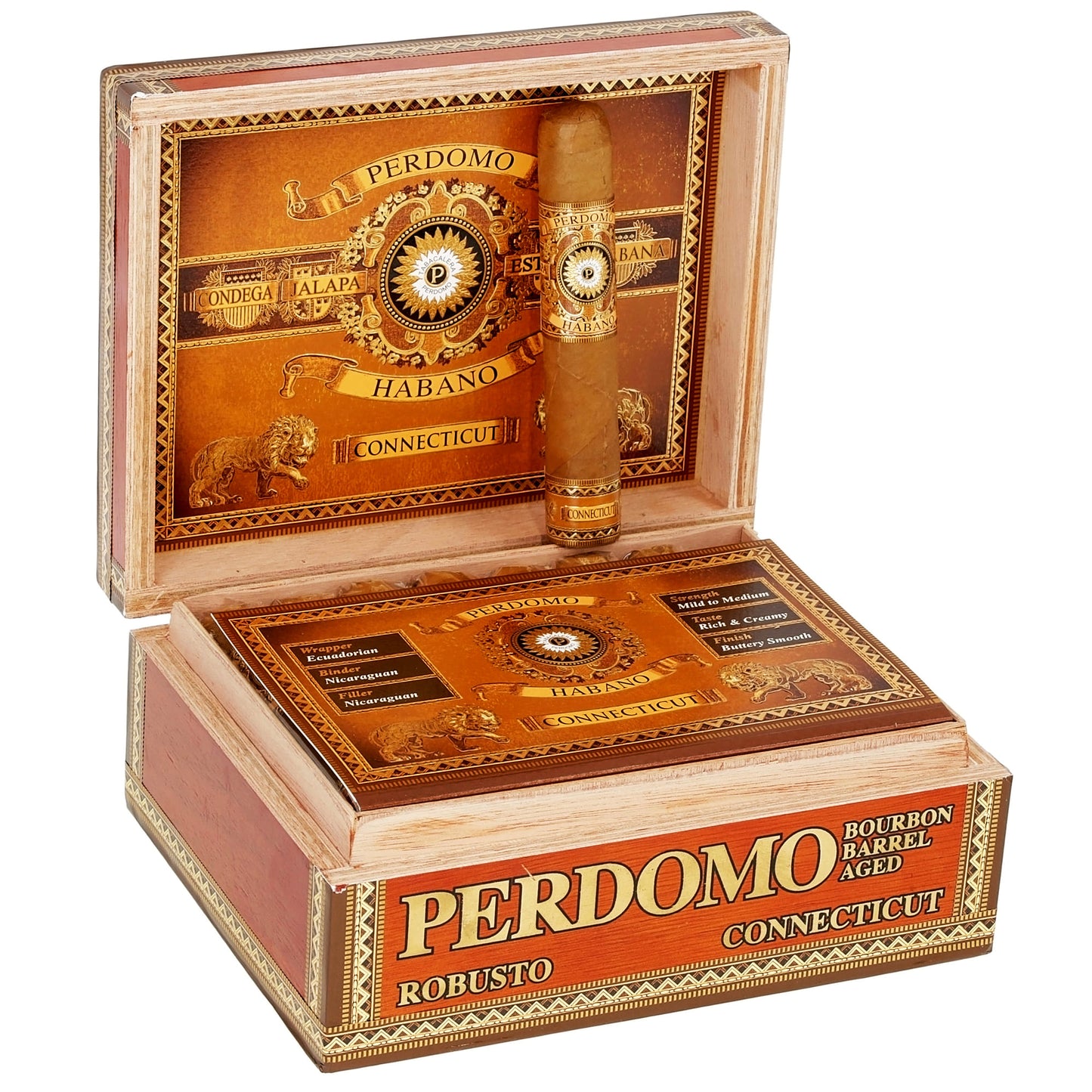 Perdomo Habano BBA Connecticut Robusto 5x54 image 0