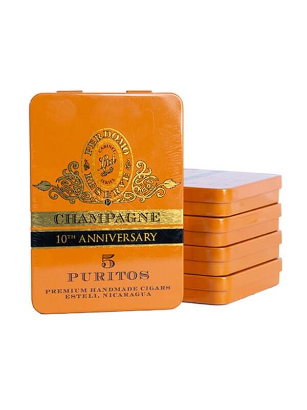 Perdomo Reserve 10th Anniversary Puritos Champagne 5x5 image 7