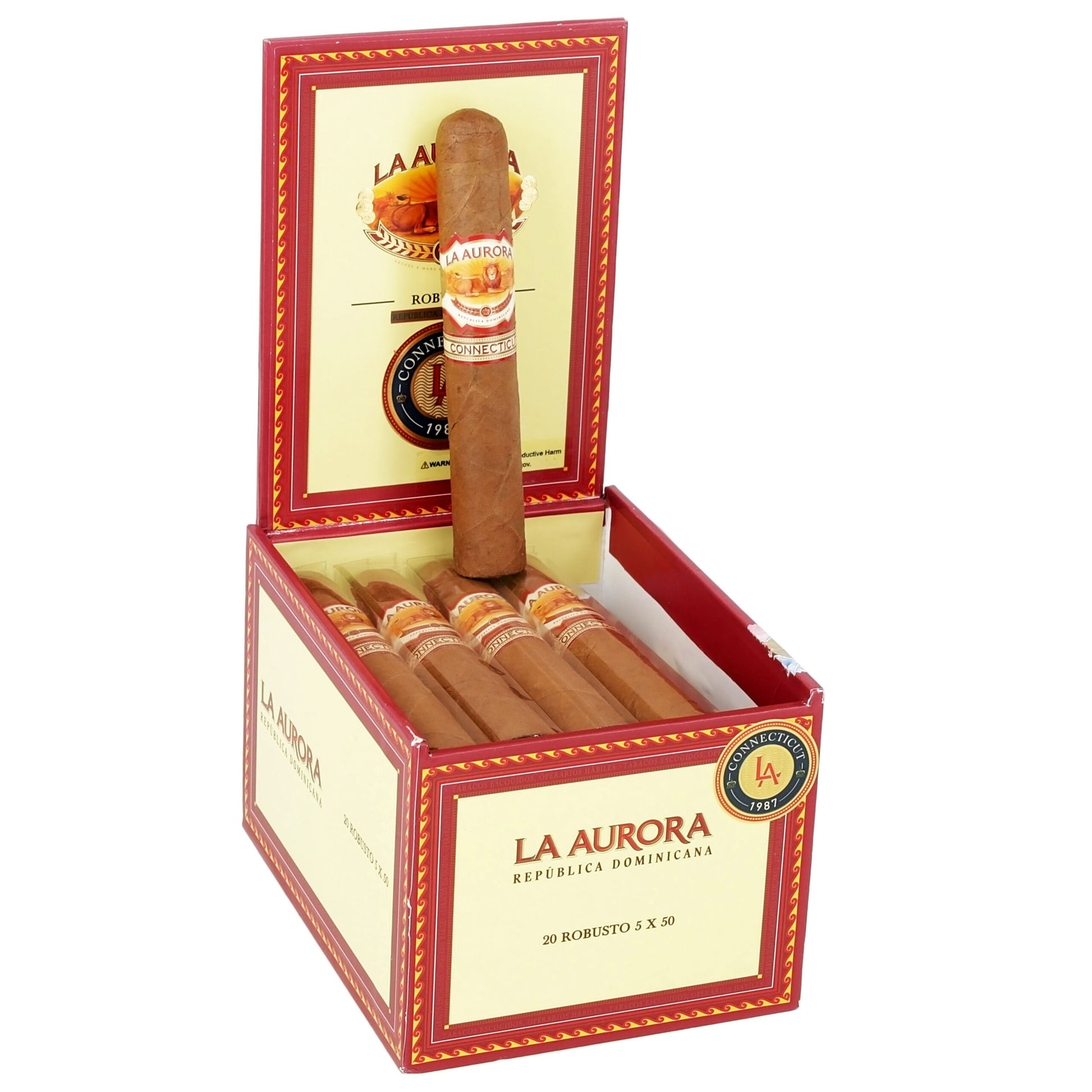La Aurora 1987 Connecticut Robusto 5x50 image 0
