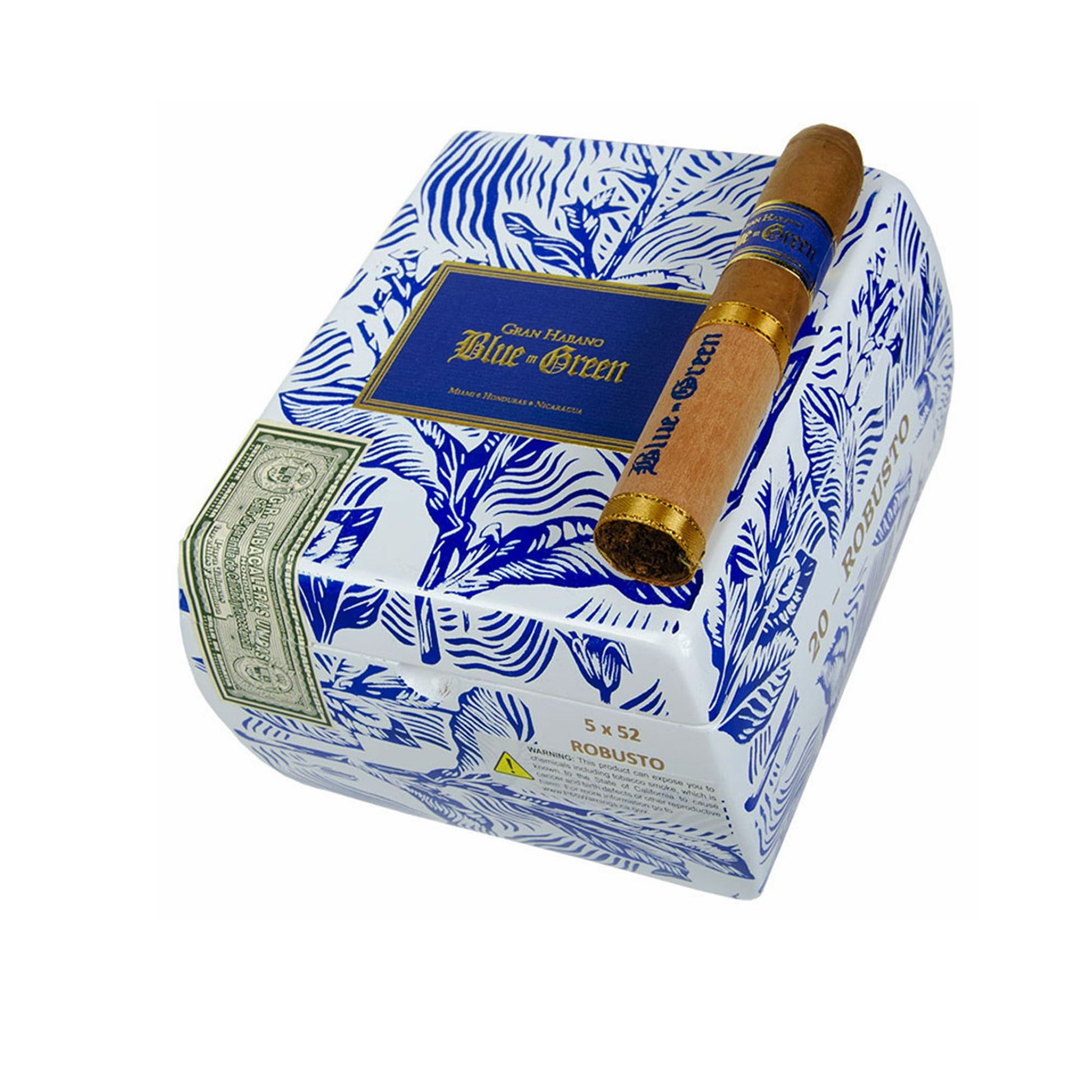 Gran Habano Blue In Green Robusto 5x52 image 0