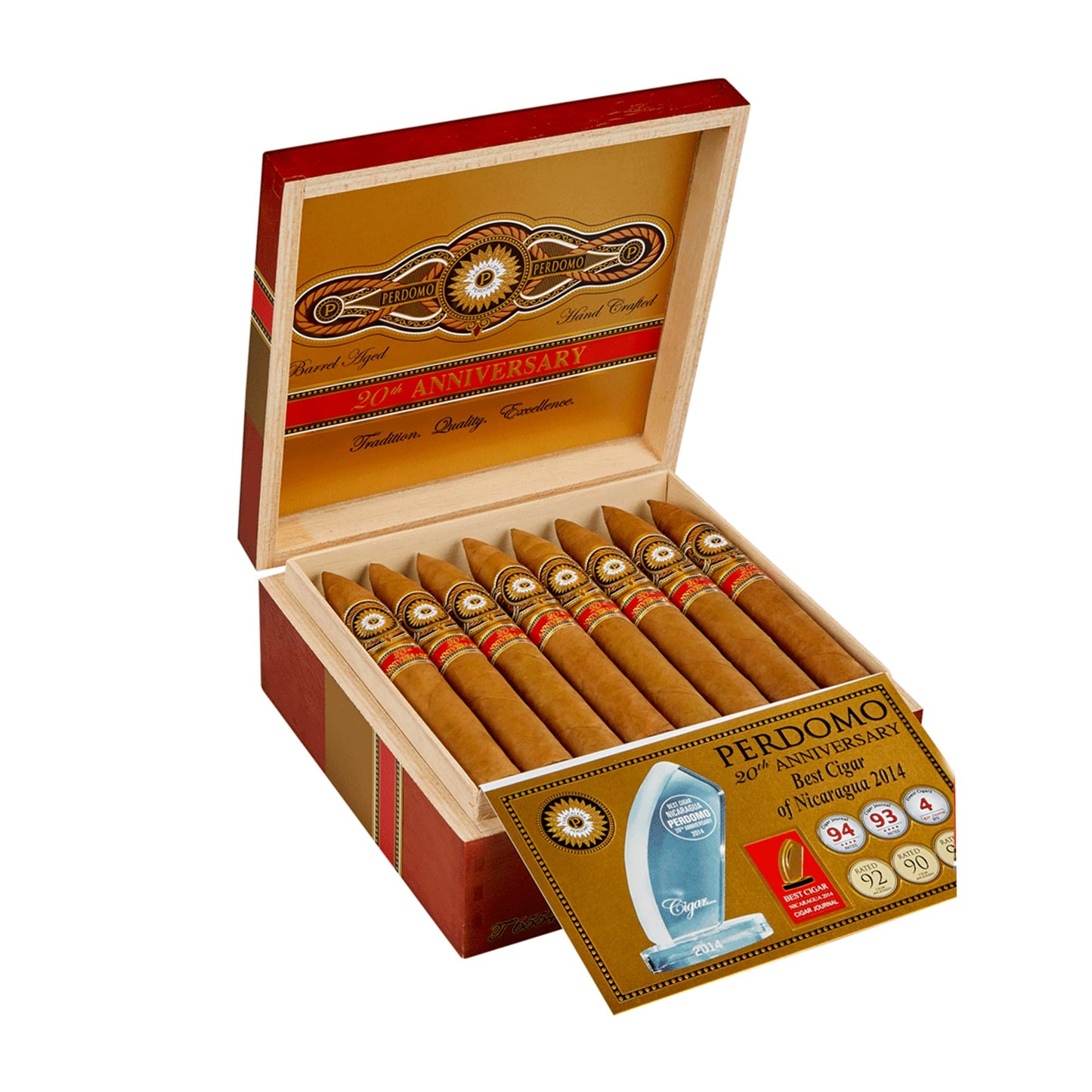 Perdomo 20th Anniversary Connecticut Torpedo 6.5x54 image 0