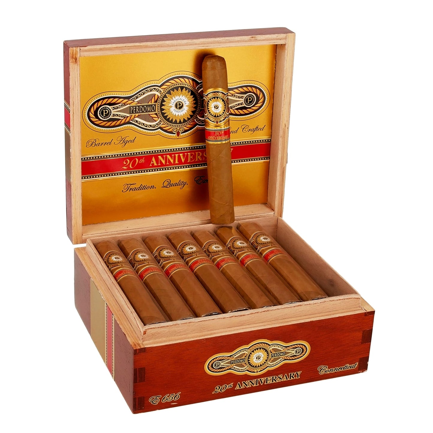Perdomo 20th Anniversary Connecticut Epicure 6x56 image 0