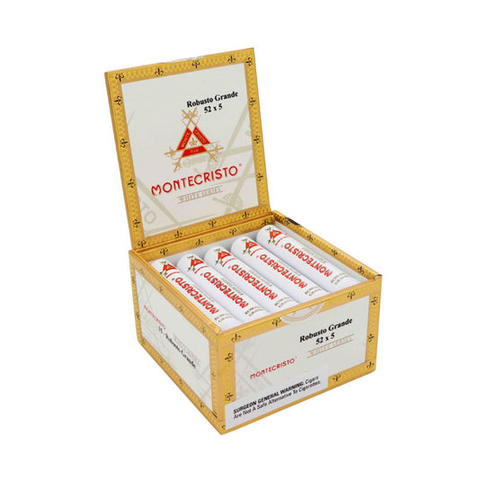 Montecristo White Robusto Grande 5x52 Tubo image 0