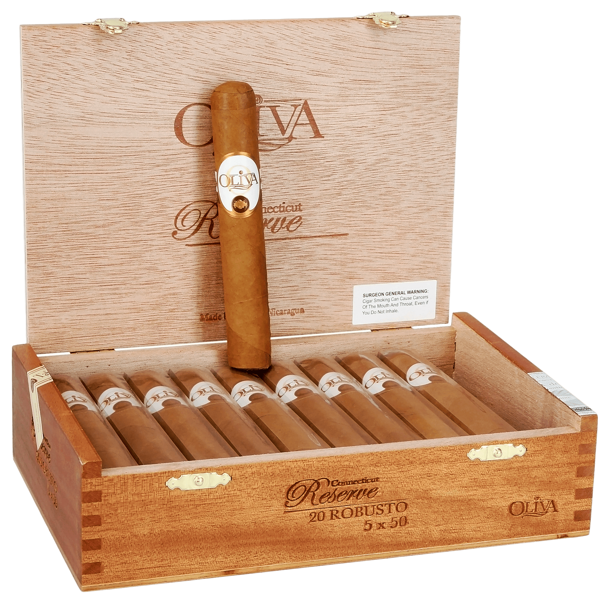 Oliva Connecticut Reserve Robusto 5X50 image 0