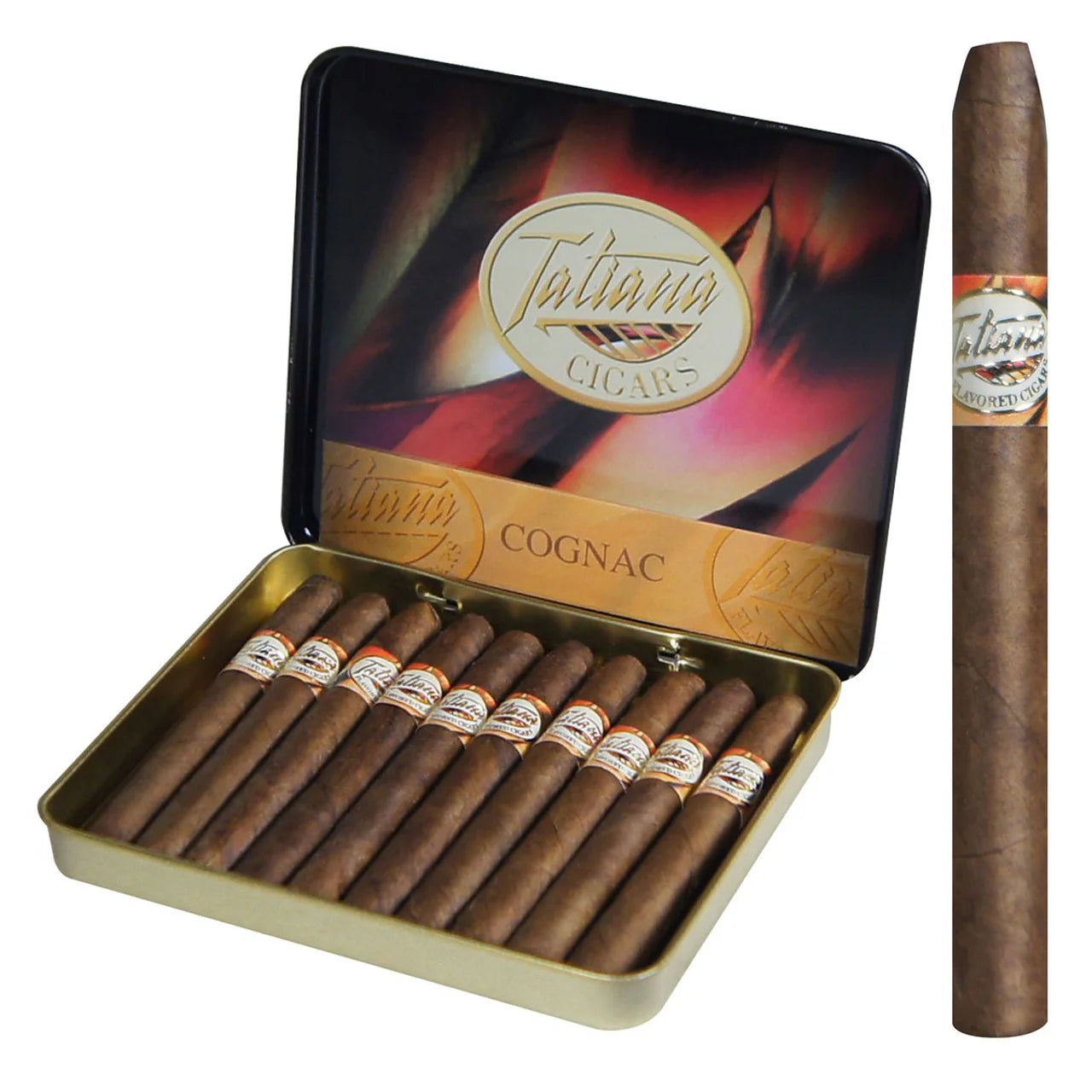 Tatiana Mini Tins 3.5x26 Cognac image 0