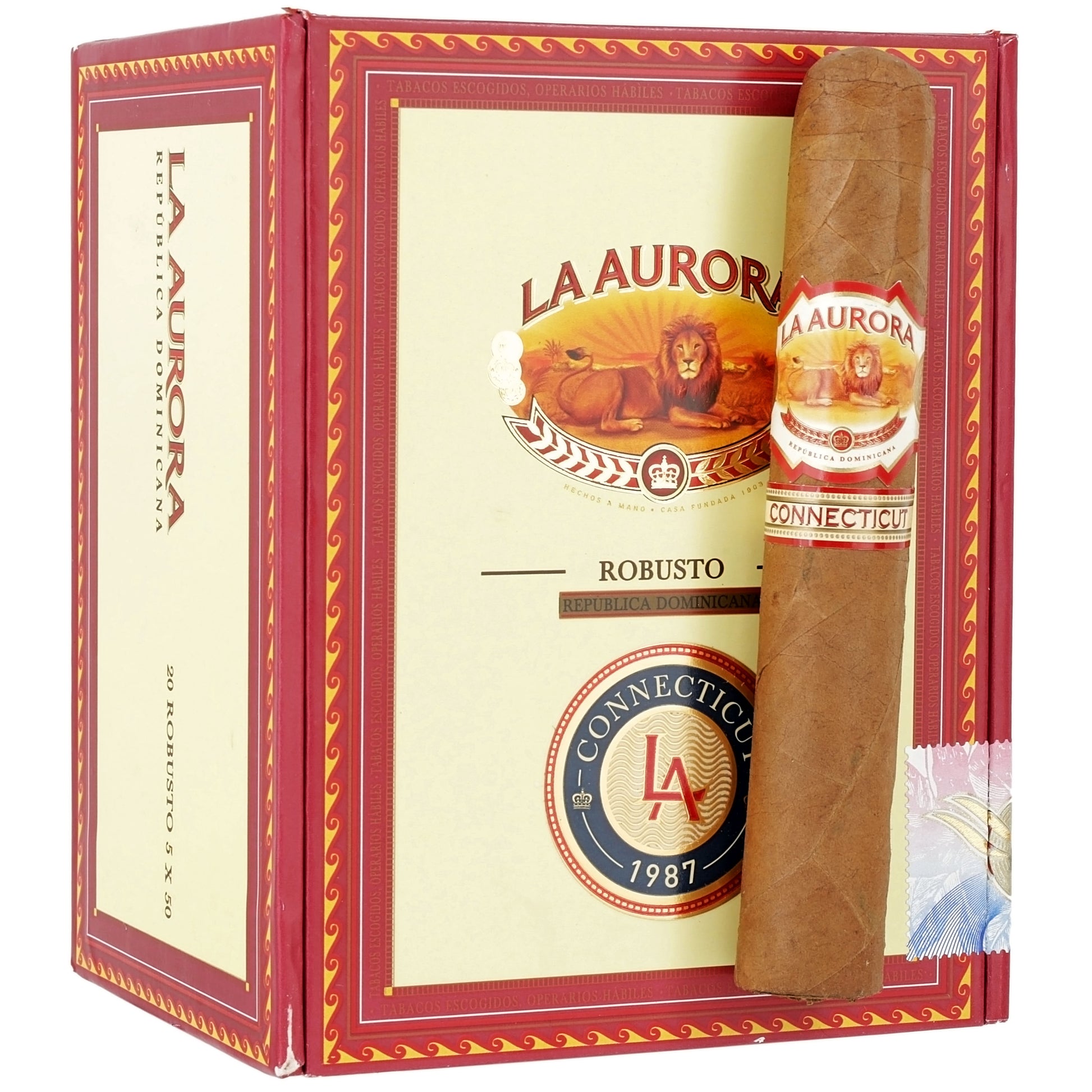 La Aurora 1987 Connecticut Robusto 5x50 image 1