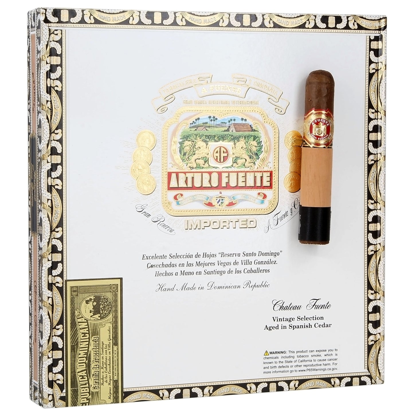 Arturo Fuente Sun Grown Chateau Fuente Natural 4.5 x 50 image 2