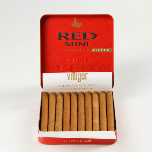 Villiger Red Mini Vanilla Filter 5x20 image 1