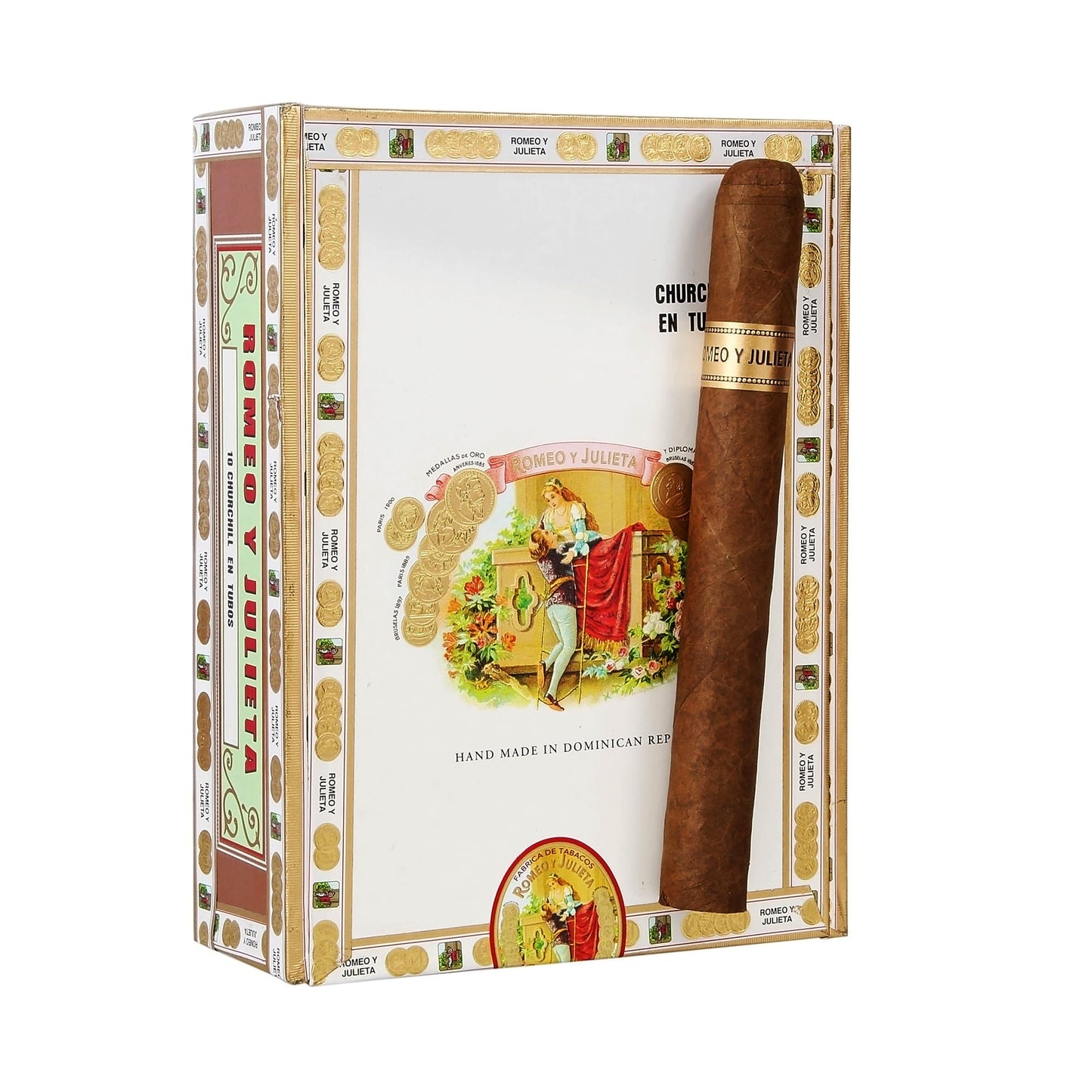 Romeo y Julieta 1875 Churchill 7x50 tubo image 1