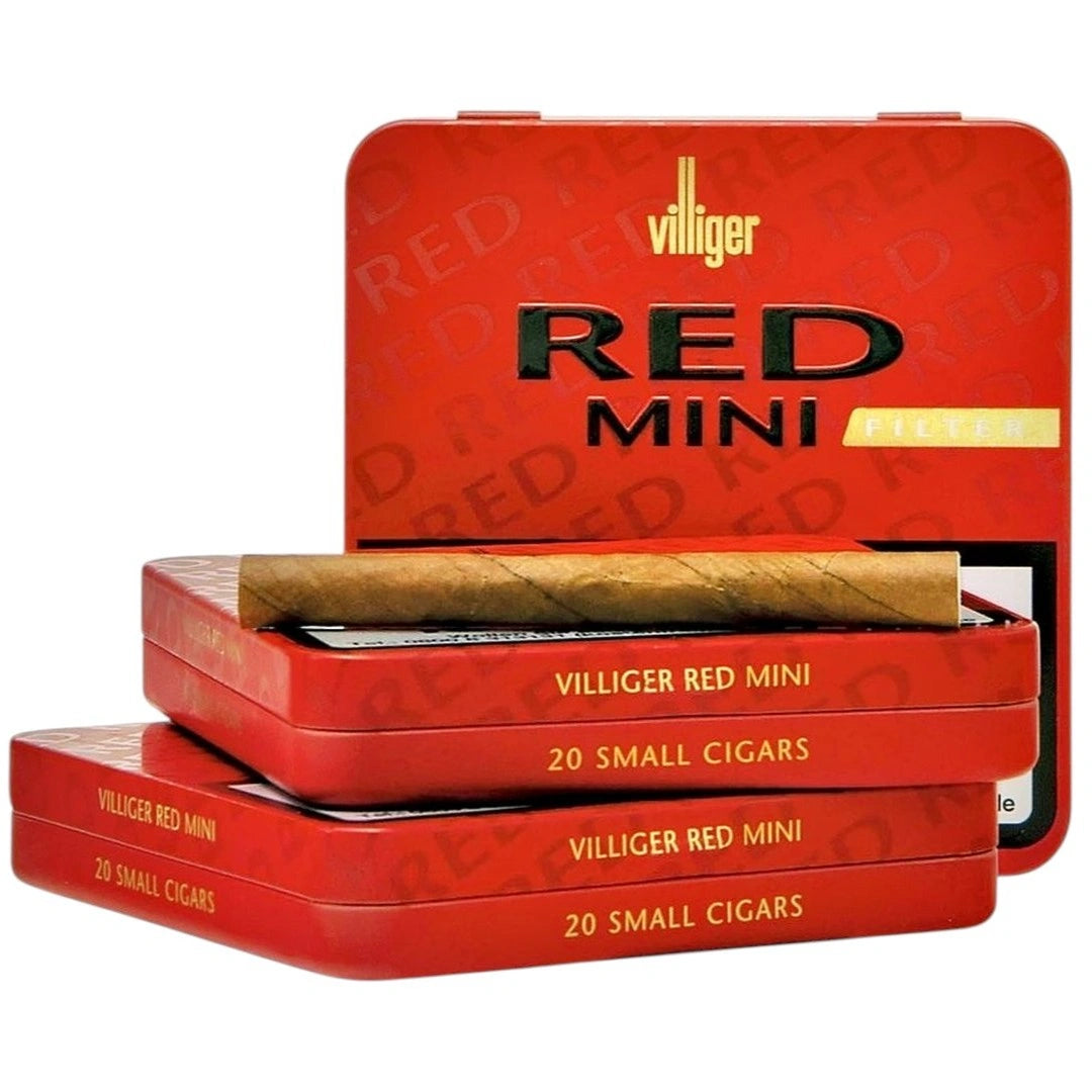 Villiger Red Mini Vanilla Filter 5x20 image 2