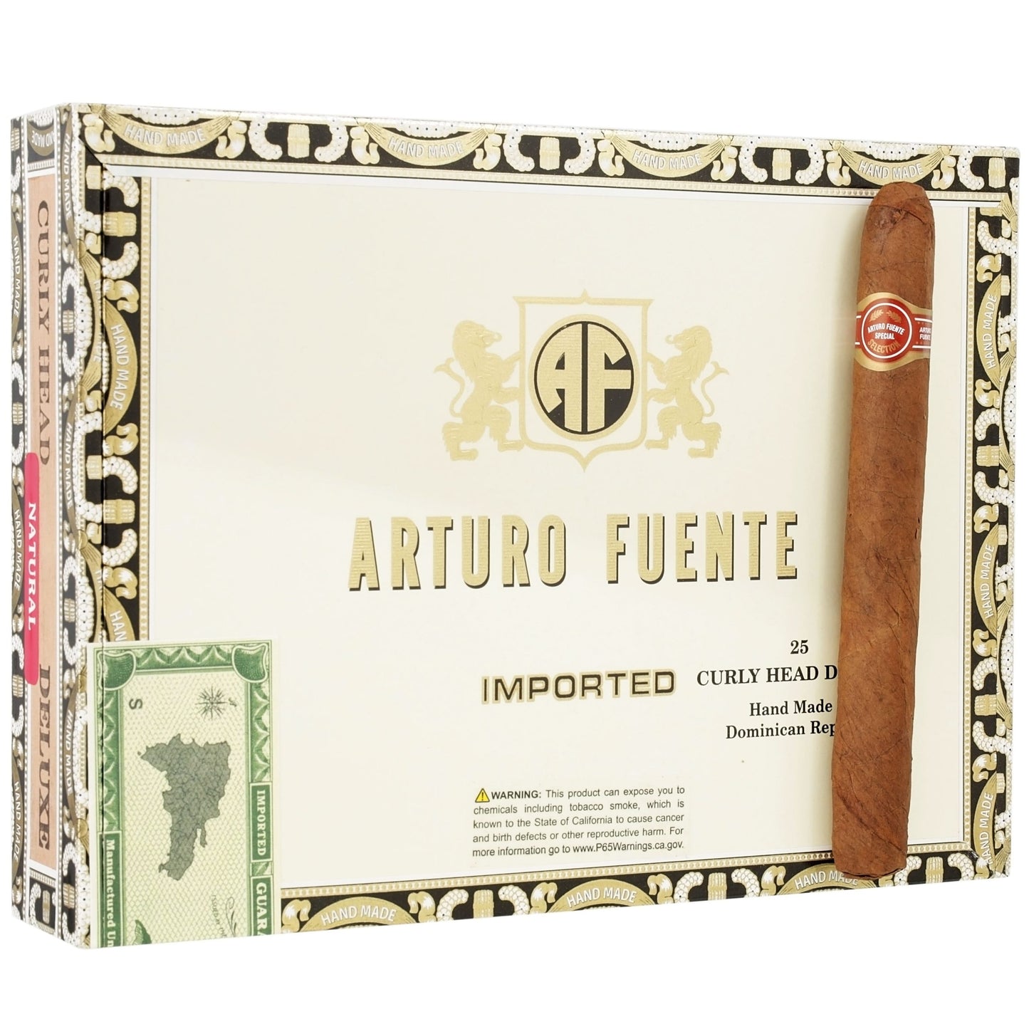 Arturo Fuente Curly Head Deluxe 6.50 × 44 (40) image 1