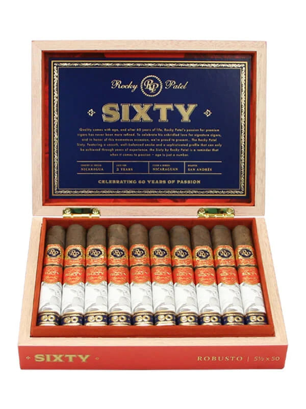 Rocky Patel Sixty Robusto Box 5.5x50 image 0