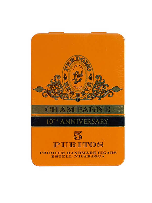 Perdomo Reserve 10th Anniversary Puritos Champagne 5x5 image 3