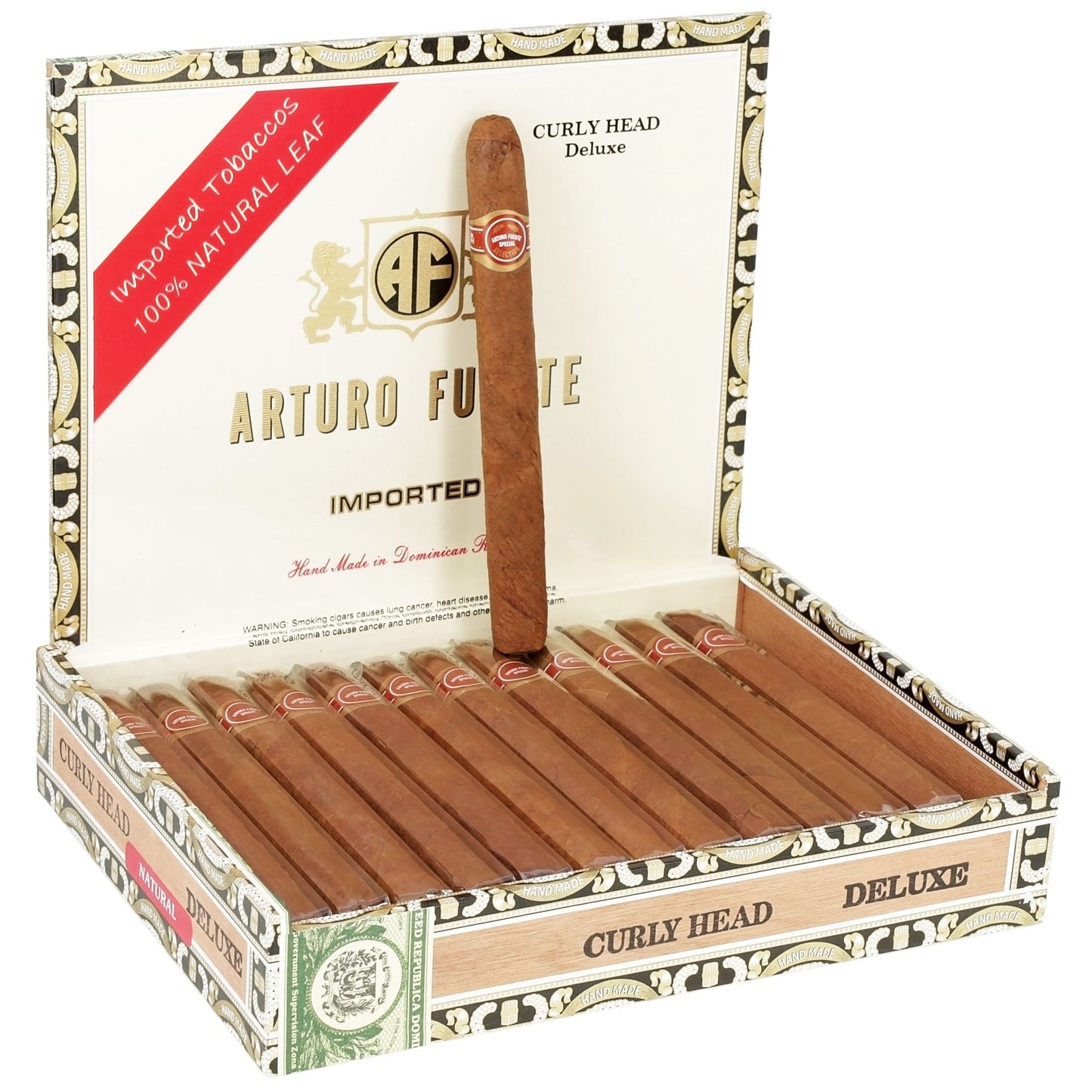 Arturo Fuente Curly Head Deluxe 6.50 × 44 (40) image 0